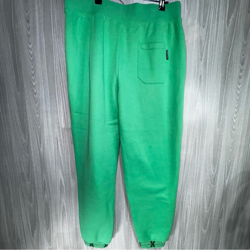 Women's Green Fleece Jogger Pants Medium Brand New - Picture 7 of 7